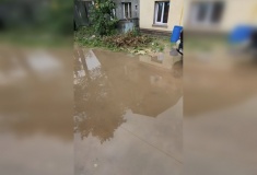 «Воды — по щиколотку!» Стоки с трассы массово топят участки в Нагулино