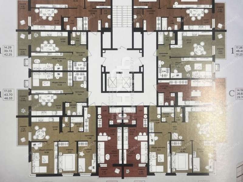 однокомнатная квартира в новостройке на Академической улице деревня Афонино