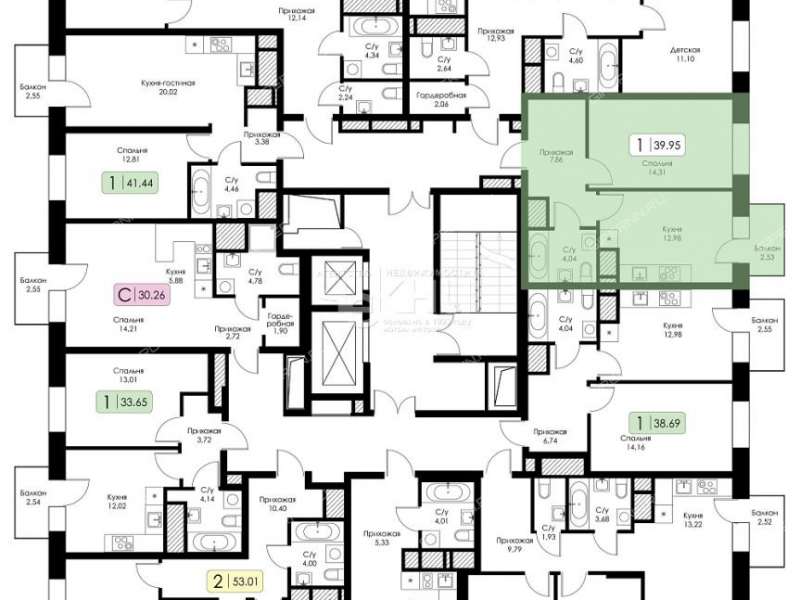 однокомнатная квартира в новостройке на Фибролитовой улице