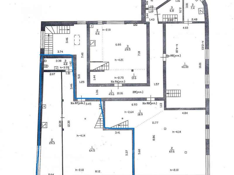 трёхкомнатная квартира на улице Минина дом 18б