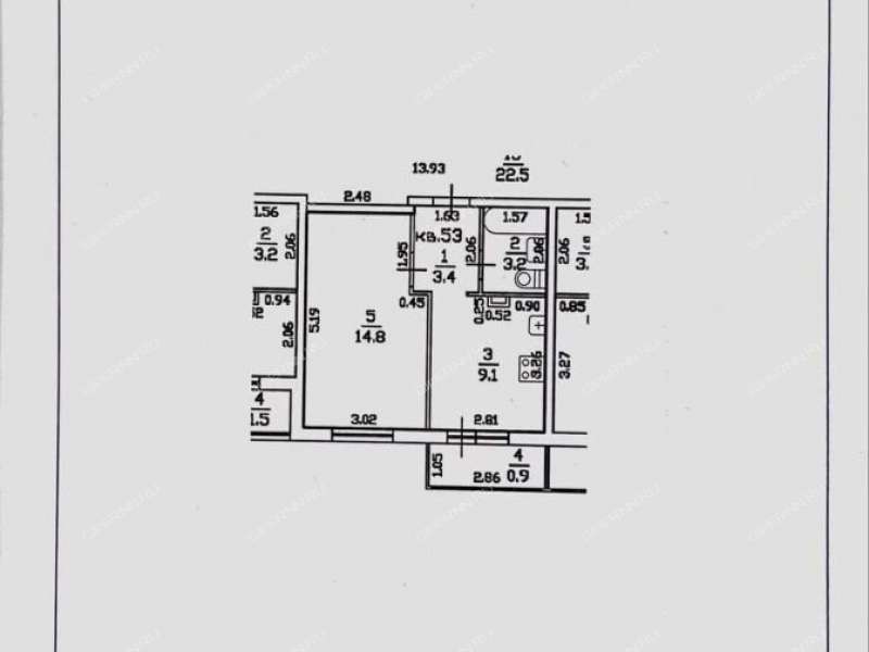однокомнатная квартира в Инженерном проезде дом 2