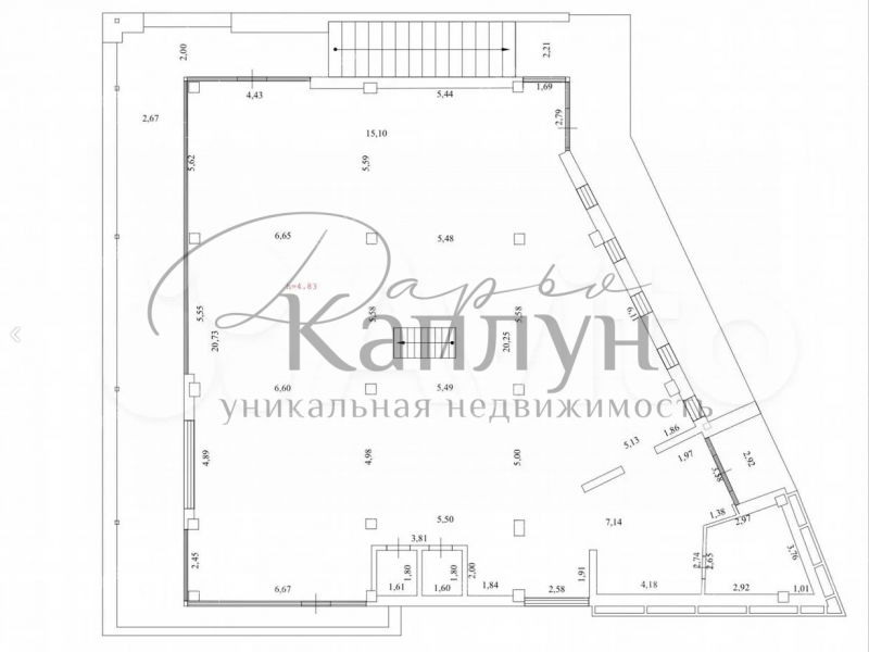 помещение под торговую площадь на улице Композитора Касьянова