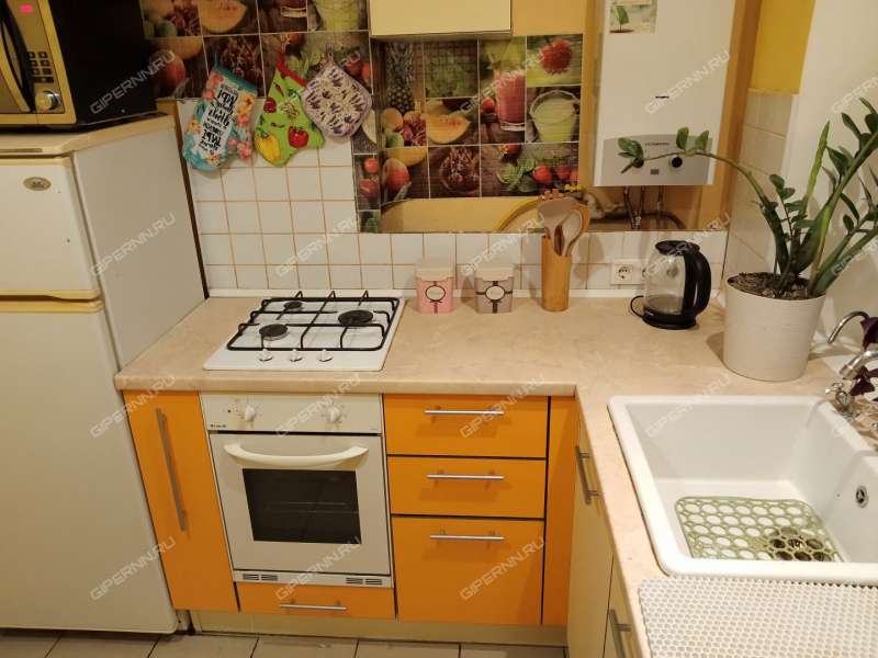 двухкомнатная квартира на улице Героя Советского Союза Поющева дом 19