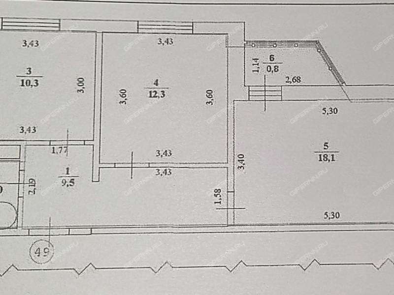 двухкомнатная квартира на Бурнаковской улице дом 121
