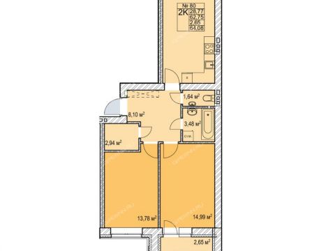 2-komnatnaya-ul-50-letiya-pobedy-12 фото