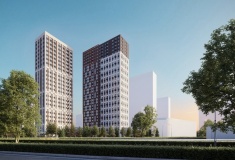 Утвержден облик первых новостроек по проекту КРТ у Молитовского моста