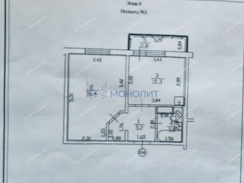 1-komnatnaya-prosp-korablestroiteley-d-80 фото