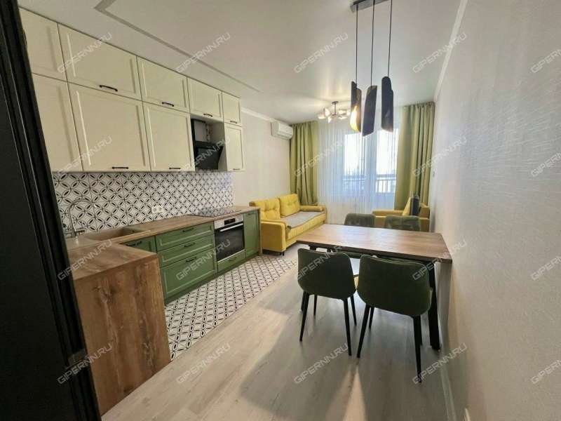 однокомнатная квартира на улице Тургенева дом 25 к1