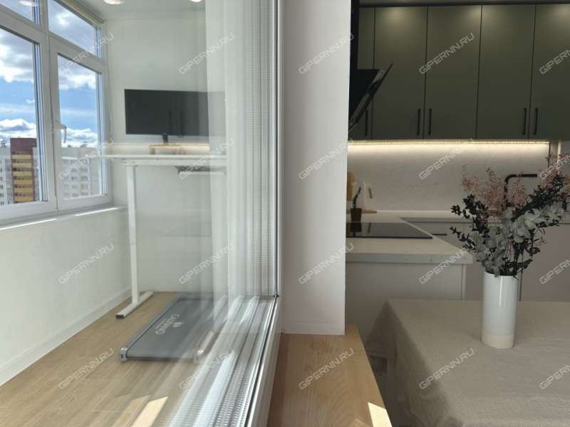 двухкомнатная квартира на улице Цветочная дом 12 к3