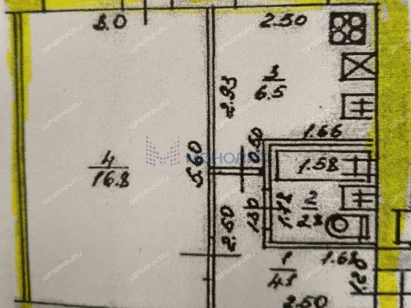 однокомнатная квартира на Юбилейной улице дом 38