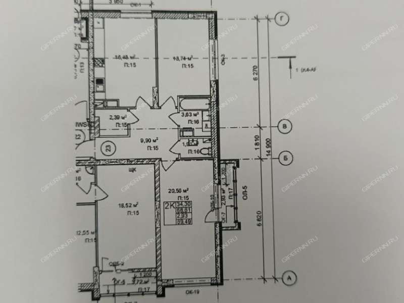 двухкомнатная квартира на улице 40 лет Октября дом 17А