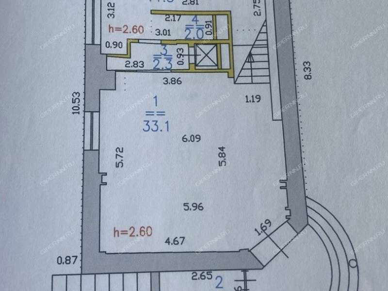 здание под офис, торговую площадь на улице Мира город Кстово