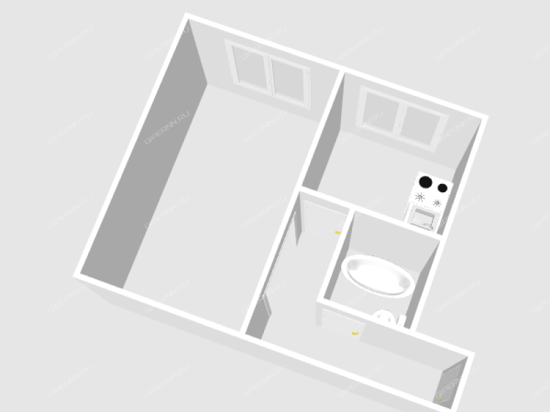 однокомнатная квартира на Южном шоссе дом 30б