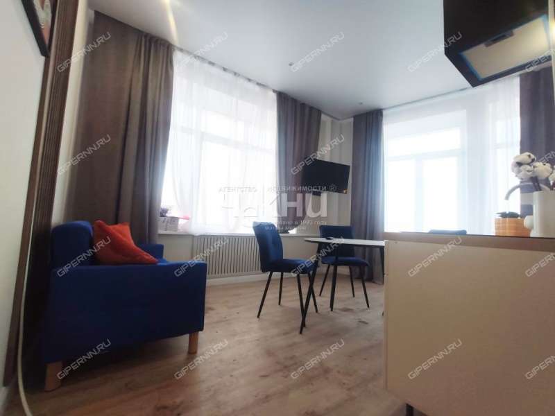 однокомнатная квартира на Алексеевской улице дом 24/27