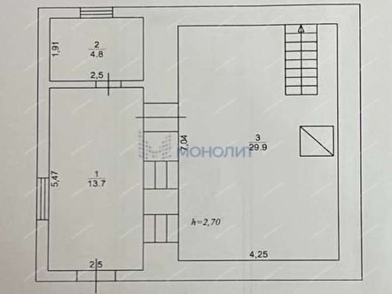 дом на - деревня Лапшлей