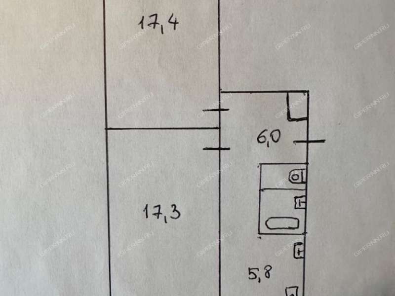 двухкомнатная квартира на улице Старых Производственников дом 10
