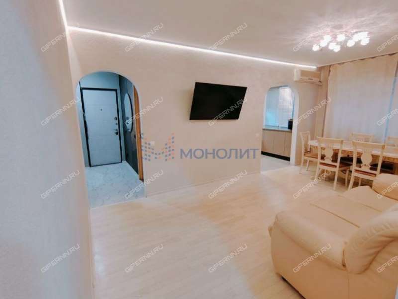 трёхкомнатная квартира на улице Гаугеля дом 21