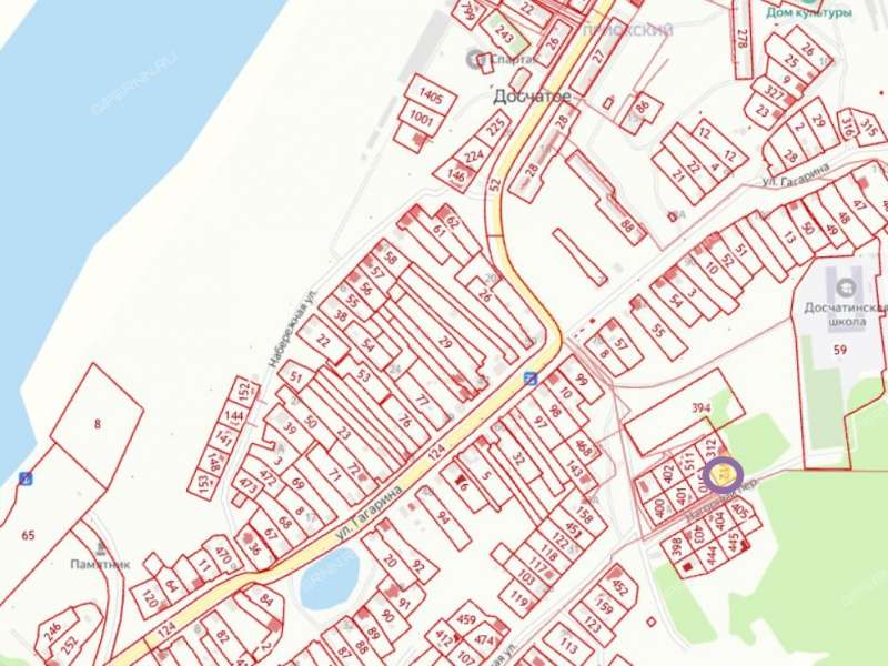 земельный участок 9 соток Нагорный переулок рабочий посёлок Досчатое