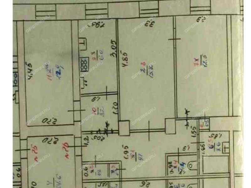 трёхкомнатная квартира на улице Июльских Дней дом 21/96