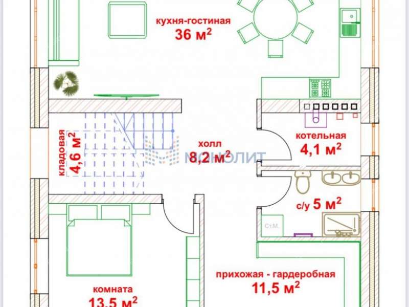 дом на улице Просторная