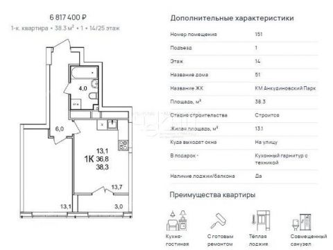 1-komnatnaya-derevnya-ankudinovka-kstovskiy-rayon фото