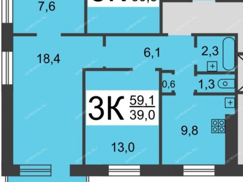 3-komnatnaya-ul-bonch-bruevicha-d-5 фото