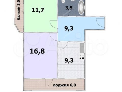 2-komnatnaya-ul-marshala-malinovskogo-d-7 фото