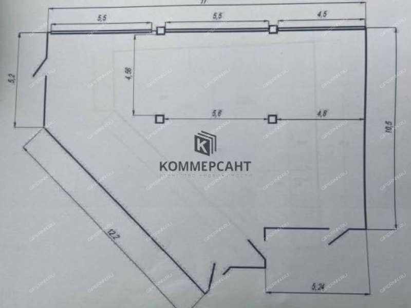здание под офис, торговую площадь на улице Петрищева город Дзержинск