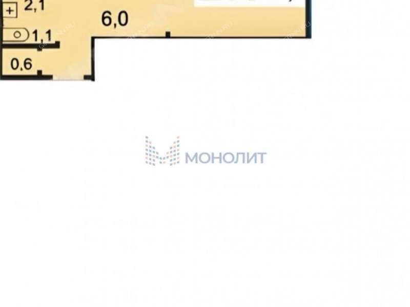 двухкомнатная квартира на улице Пермякова дом 4А