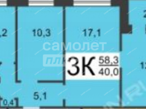 3-komnatnaya-ul-sergeya-esenina-d-13 фото