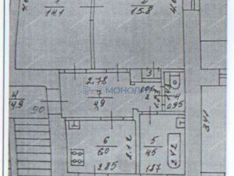 двухкомнатная квартира на Комсомольской улице дом 2
